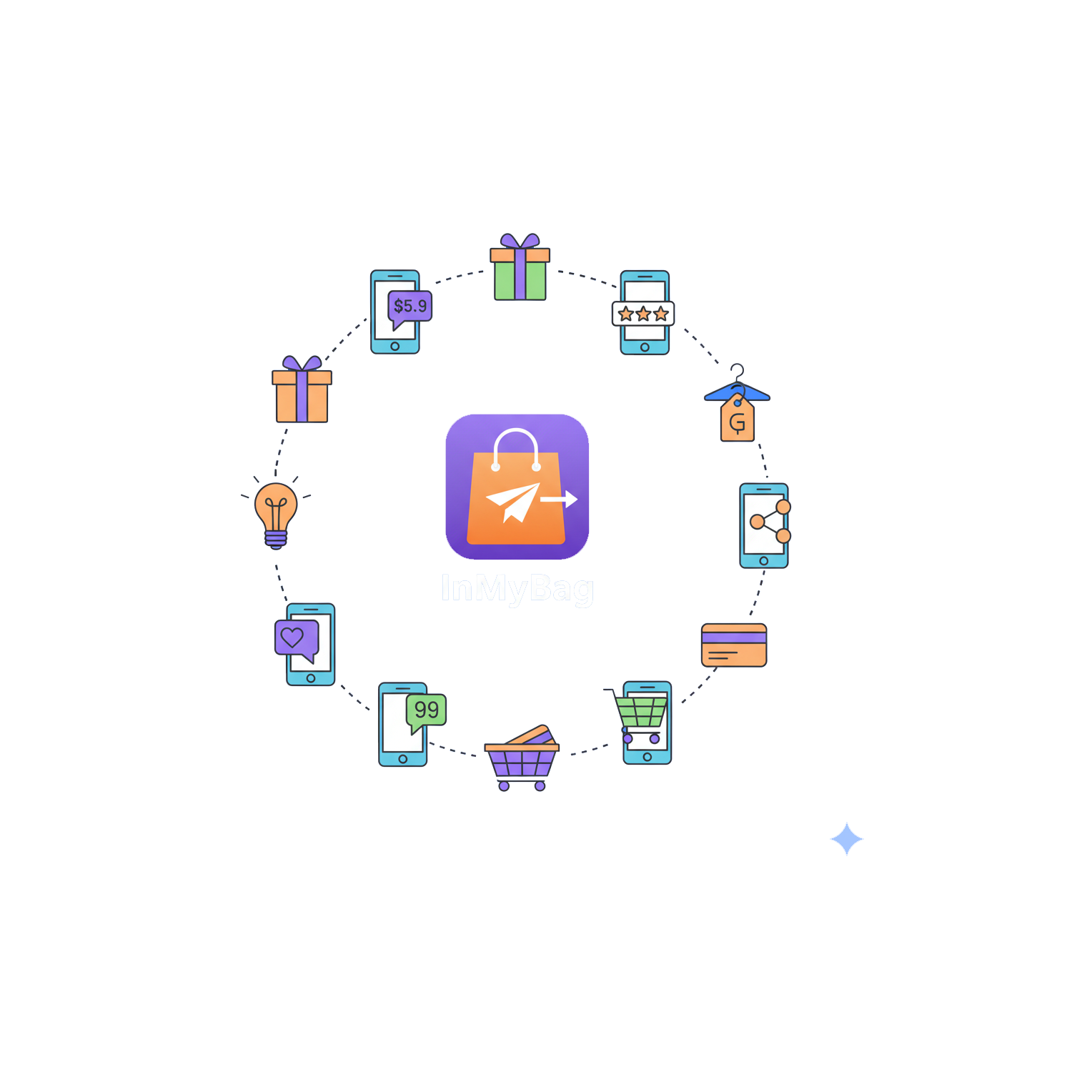 login illustration dark